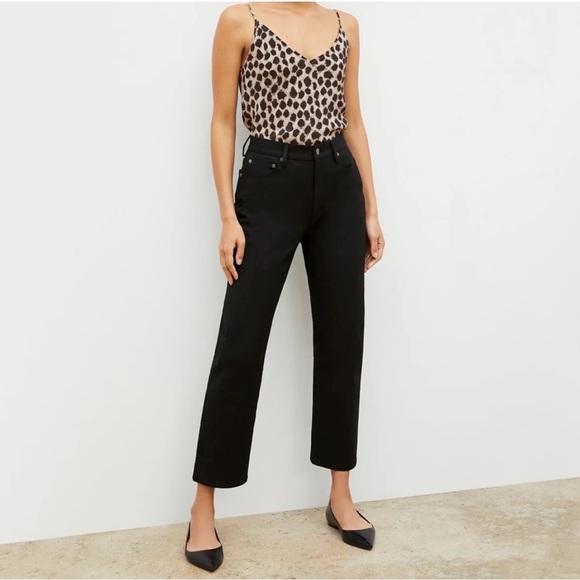 MM Lafleur Denim - MM Lafleur The Daria '90s Black 
Jean-Eco Better Than Denim Straight Leg Size 2